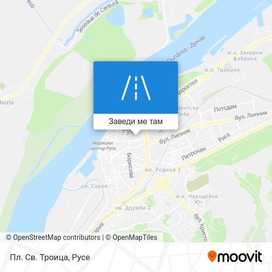 Пл. Св. Троица карта