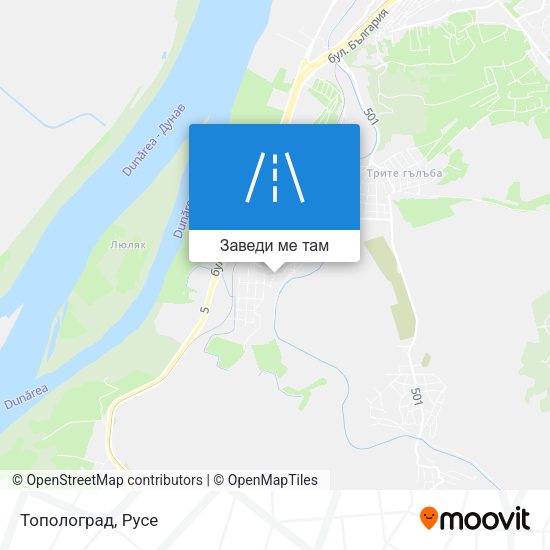 Тополоград карта