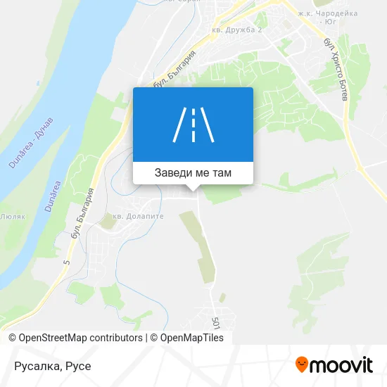 Русалка карта