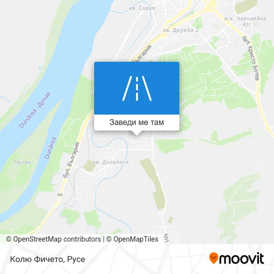 Колю Фичето карта