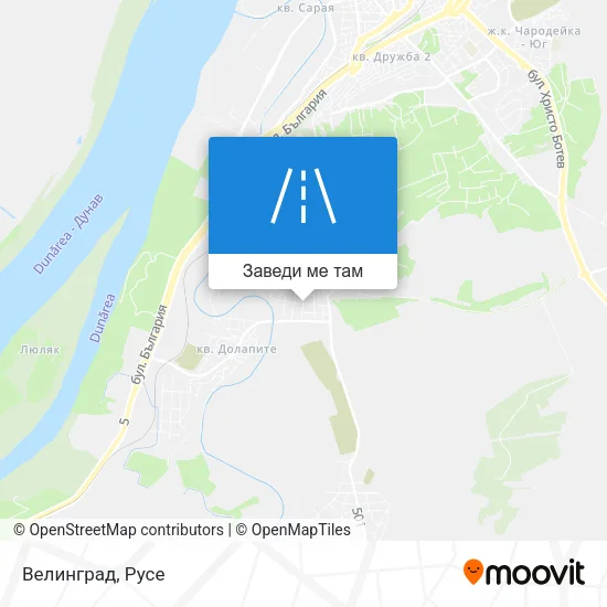 Велинград карта