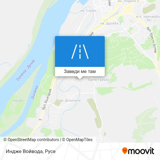 Индже Войвода карта