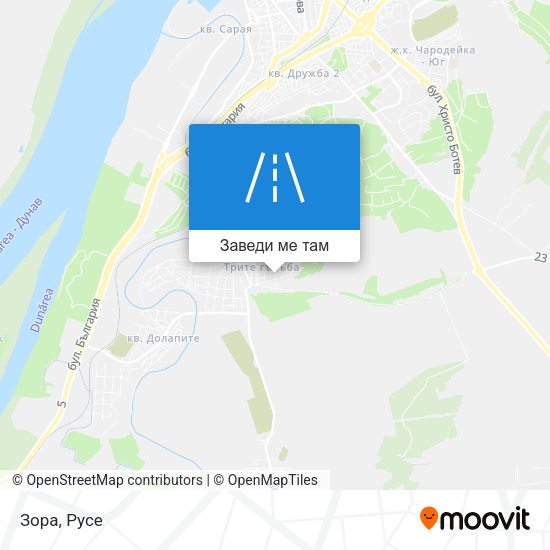 Зора карта
