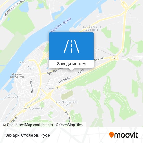 Захари Стоянов карта