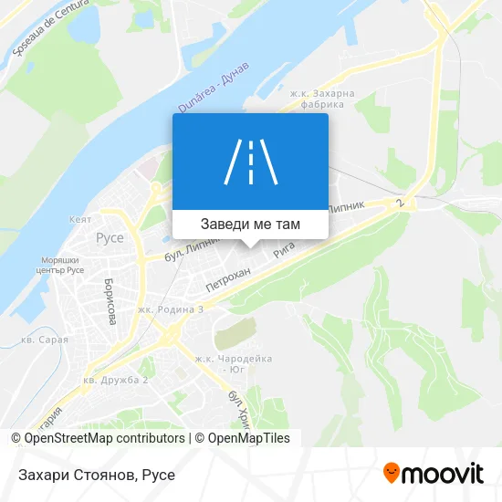 Захари Стоянов карта