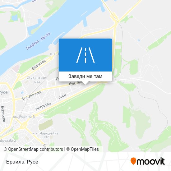 Браила карта