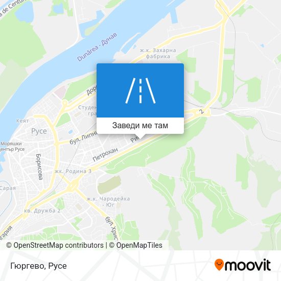 Гюргево карта