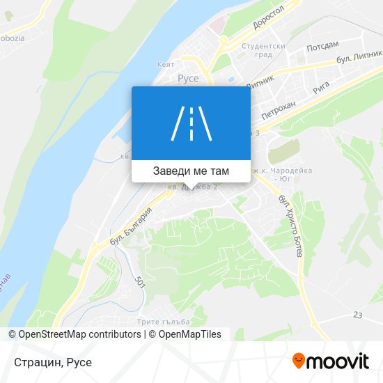 Страцин карта