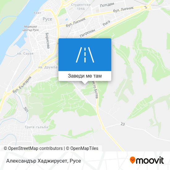 Александър Хаджирусет карта