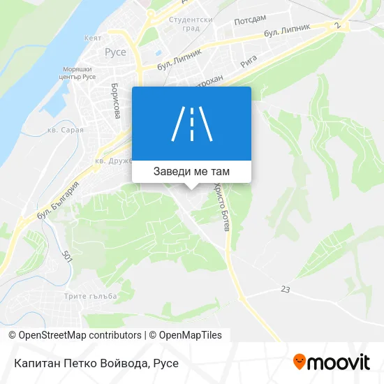 Капитан Петко Войвода карта