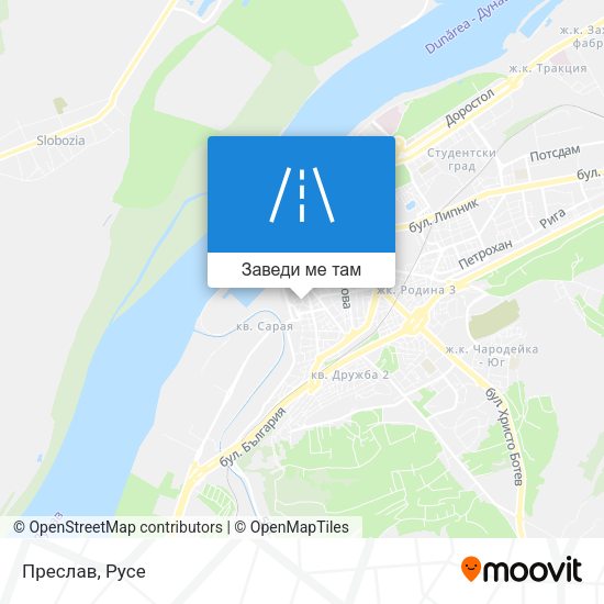 Преслав карта