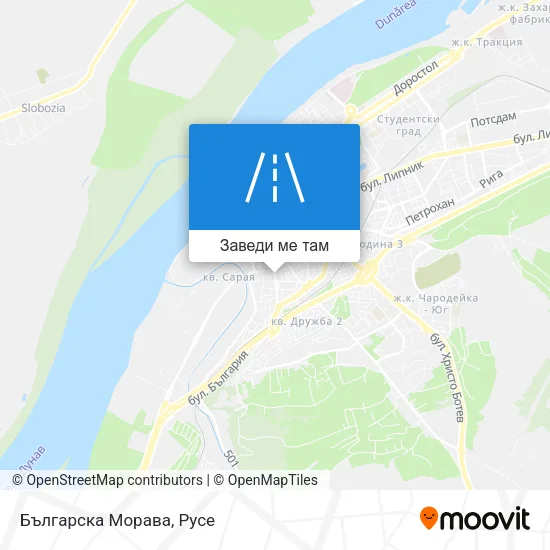 Българска Морава карта