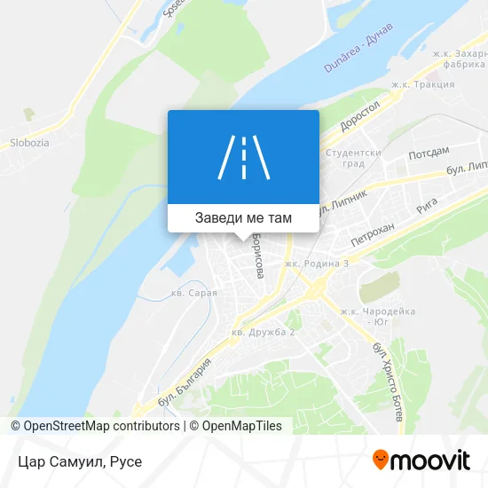 Цар Самуил карта