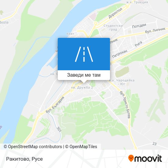 Ракитово карта