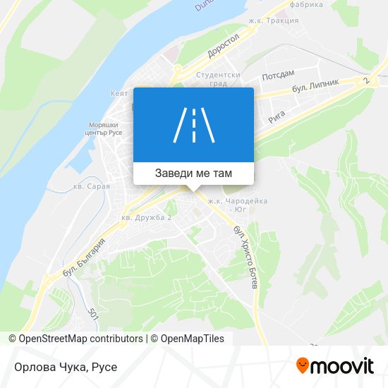 Орлова Чука карта