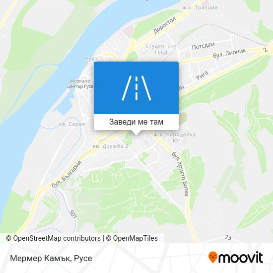 Мермер Камък карта