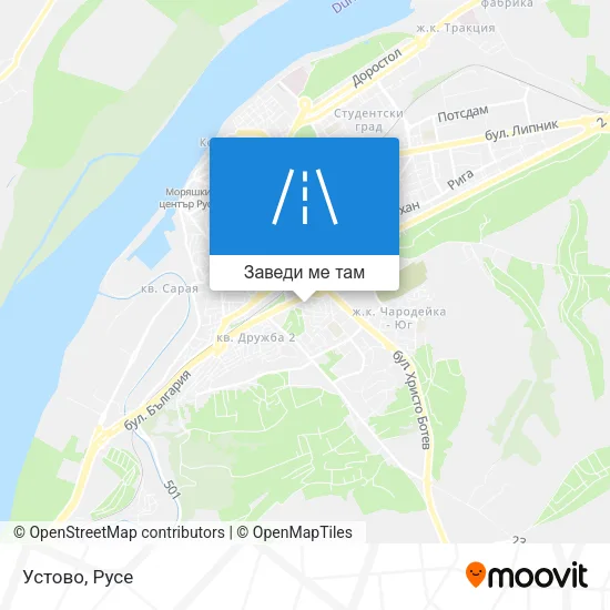 Устово карта