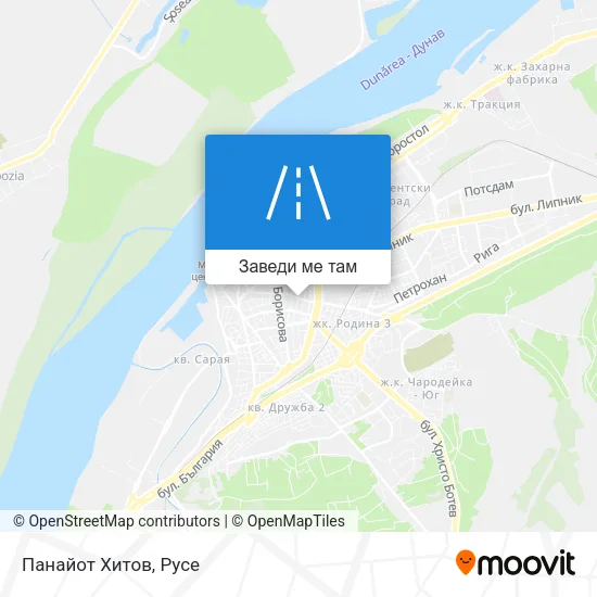 Панайот Хитов карта