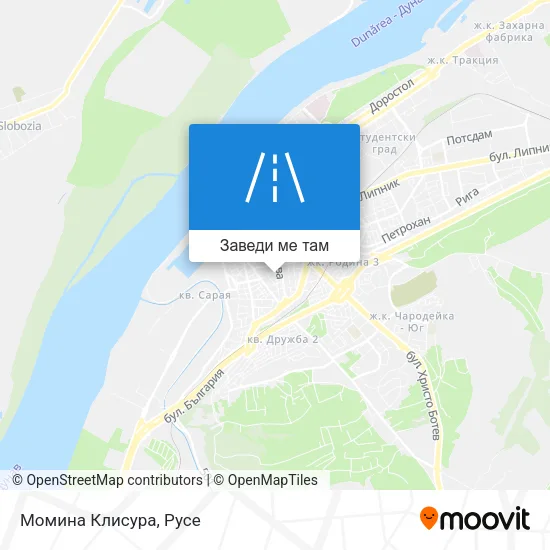 Момина Клисура карта