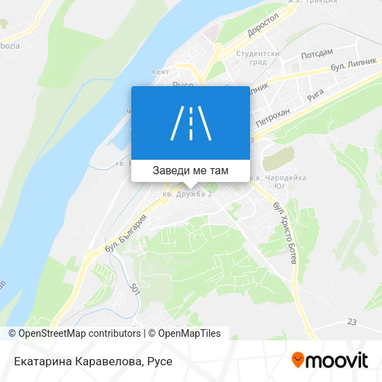 Екатарина Каравелова карта