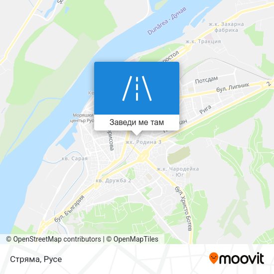 Стряма карта