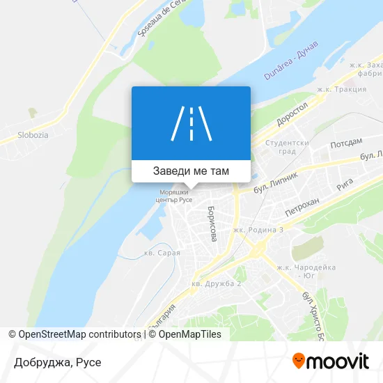 Добруджа карта