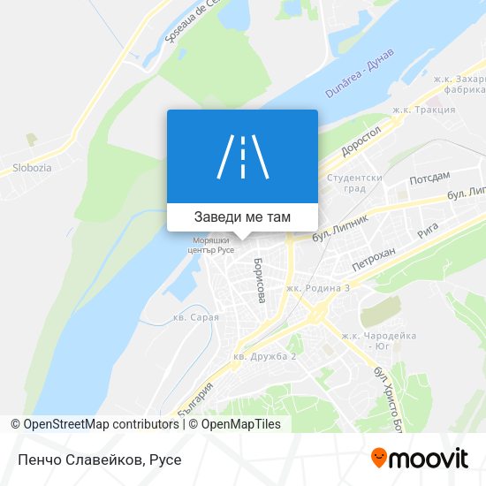 Пенчо Славейков карта
