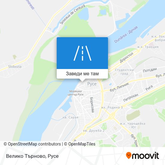 Велико Търново карта