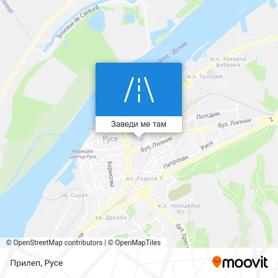 Прилеп карта