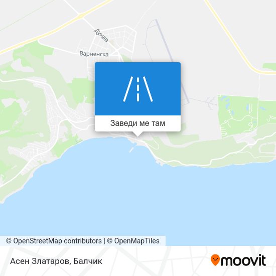 Асен Златаров карта
