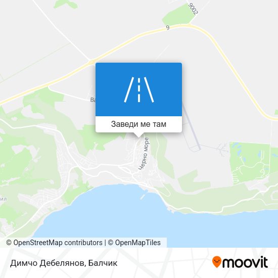Димчо Дебелянов карта
