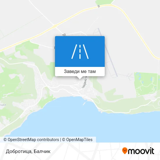 Добротица карта