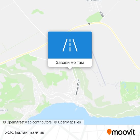 Ж.К. Балик карта