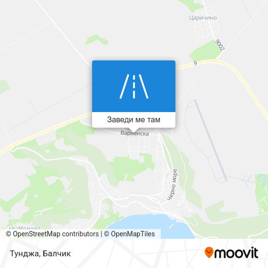 Тунджа карта