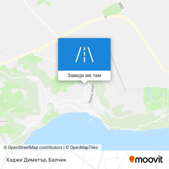 Хаджи Димитър карта