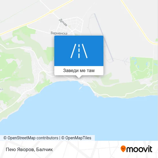 Пею Яворов карта