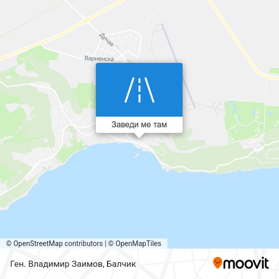 Ген. Владимир Заимов карта