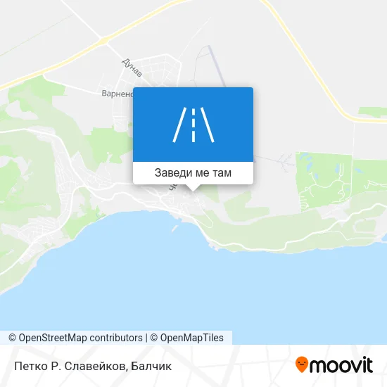 Петко Р. Славейков карта