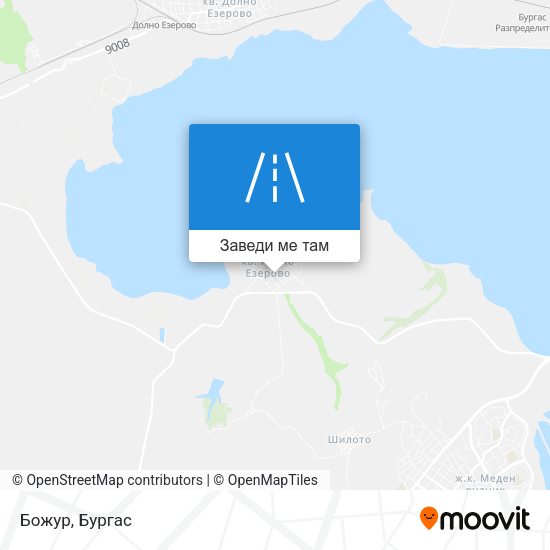 Божур карта
