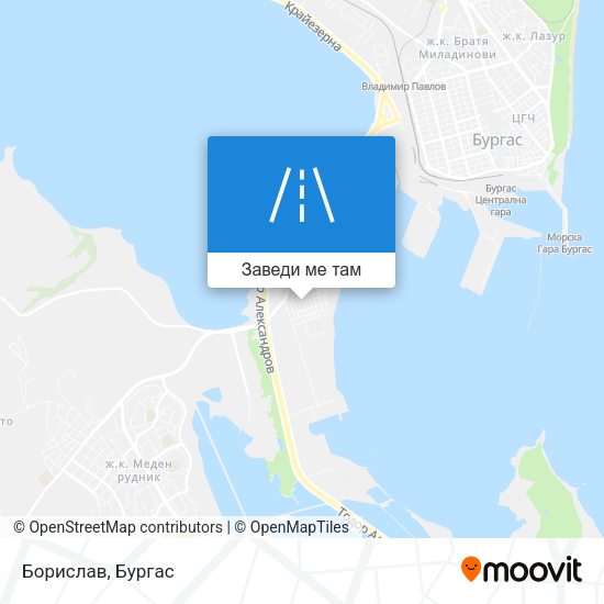 Борислав карта