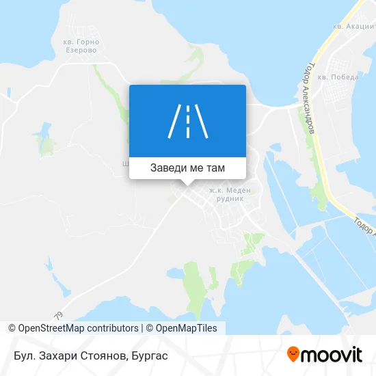 Бул. Захари Стоянов карта