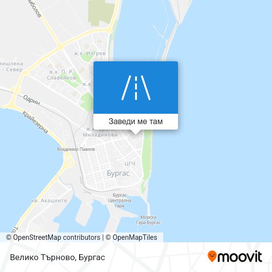 Велико Търново карта