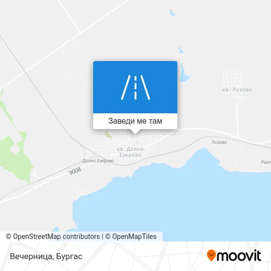 Вечерница карта