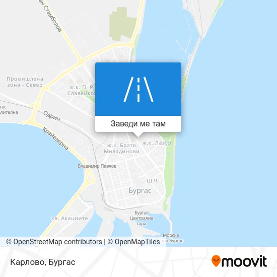 Карлово карта