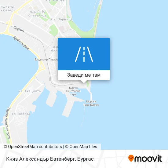 Княз Александър Батенберг карта