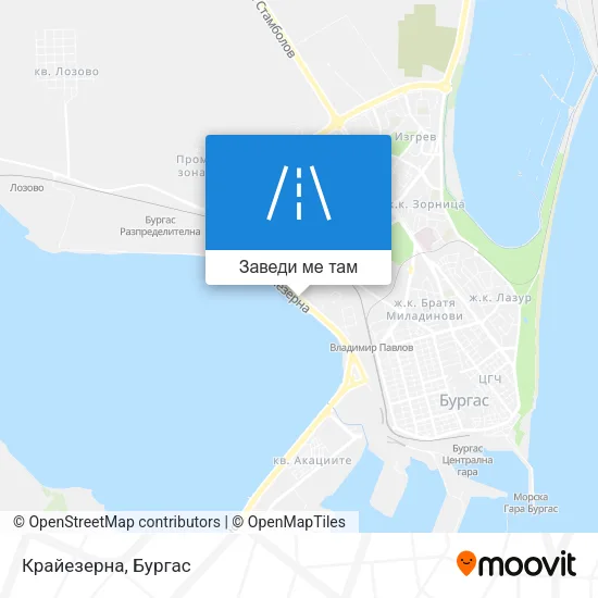 Крайезерна карта
