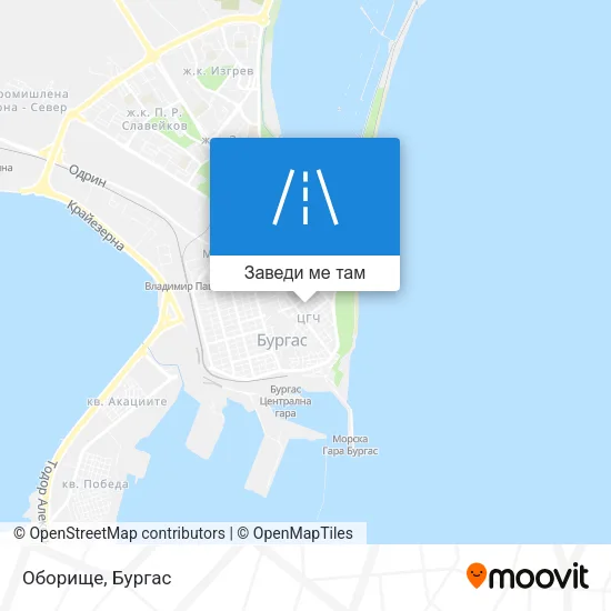 Оборище карта