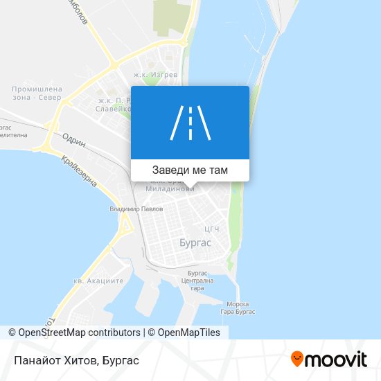 Панайот Хитов карта