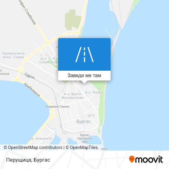Перущица карта