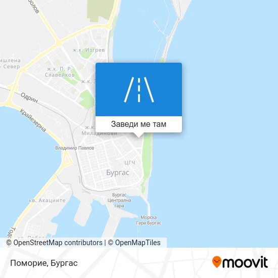 Поморие карта